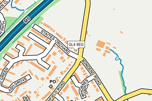 GL4 8EG map - OS OpenMap – Local (Ordnance Survey)