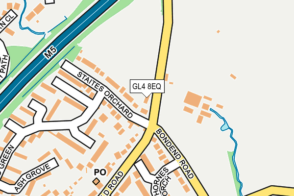 GL4 8EQ map - OS OpenMap – Local (Ordnance Survey)