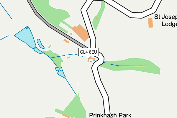 GL4 8EU map - OS OpenMap – Local (Ordnance Survey)