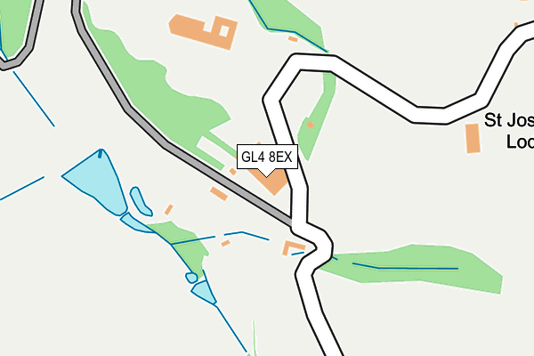 GL4 8EX map - OS OpenMap – Local (Ordnance Survey)