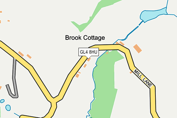 GL4 8HU map - OS OpenMap – Local (Ordnance Survey)