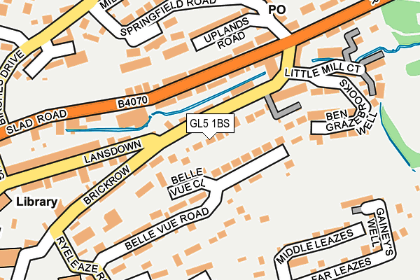 GL5 1BS map - OS OpenMap – Local (Ordnance Survey)