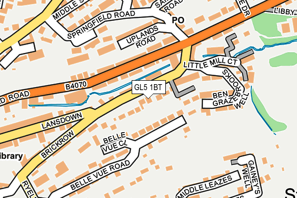 GL5 1BT map - OS OpenMap – Local (Ordnance Survey)