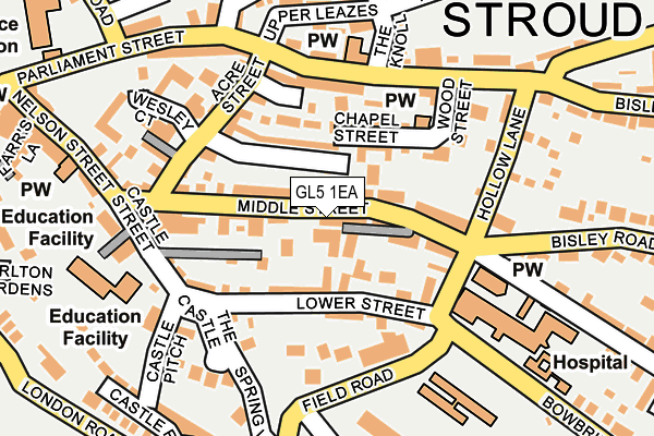 Map of STAG AND LION LTD at local scale
