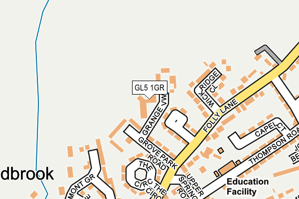 GL5 1GR map - OS OpenMap – Local (Ordnance Survey)