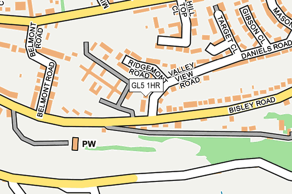 GL5 1HR map - OS OpenMap – Local (Ordnance Survey)