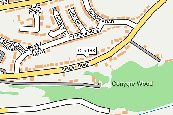 GL5 1HS map - OS OpenMap – Local (Ordnance Survey)