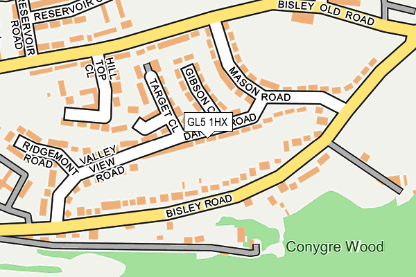 GL5 1HX map - OS OpenMap – Local (Ordnance Survey)