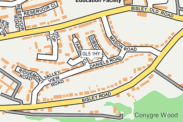 GL5 1HY map - OS OpenMap – Local (Ordnance Survey)