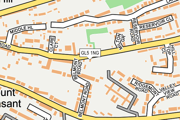 GL5 1NG map - OS OpenMap – Local (Ordnance Survey)