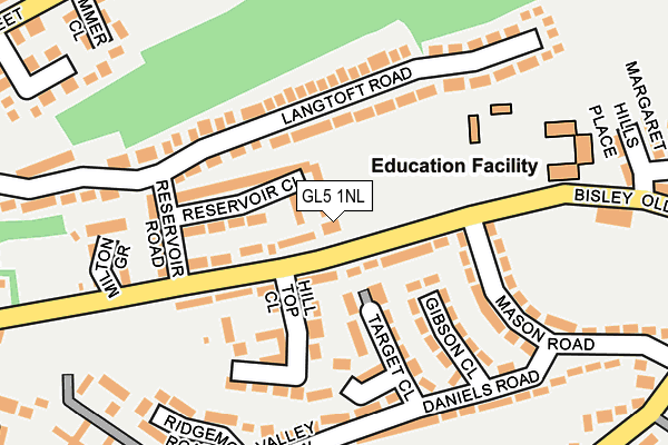 GL5 1NL map - OS OpenMap – Local (Ordnance Survey)