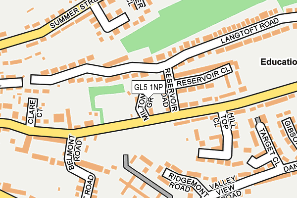 GL5 1NP map - OS OpenMap – Local (Ordnance Survey)
