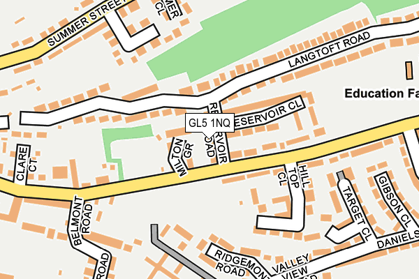 GL5 1NQ map - OS OpenMap – Local (Ordnance Survey)