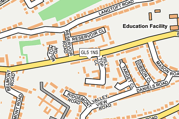 GL5 1NS map - OS OpenMap – Local (Ordnance Survey)
