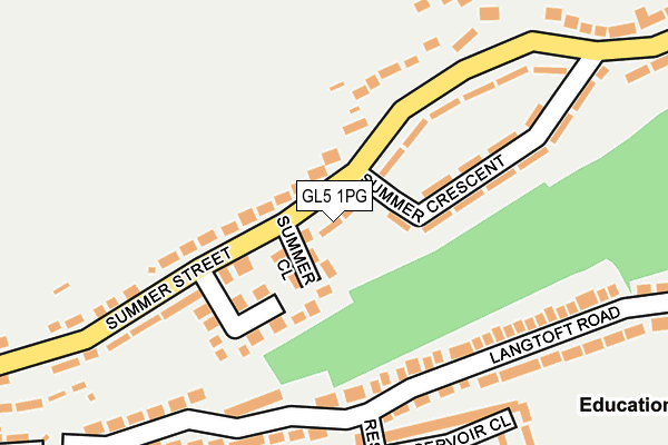 GL5 1PG map - OS OpenMap – Local (Ordnance Survey)