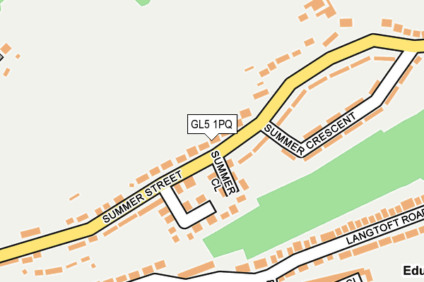 GL5 1PQ map - OS OpenMap – Local (Ordnance Survey)