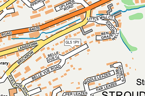 GL5 1PY map - OS OpenMap – Local (Ordnance Survey)