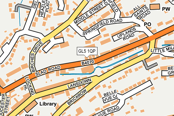 GL5 1QP map - OS OpenMap – Local (Ordnance Survey)
