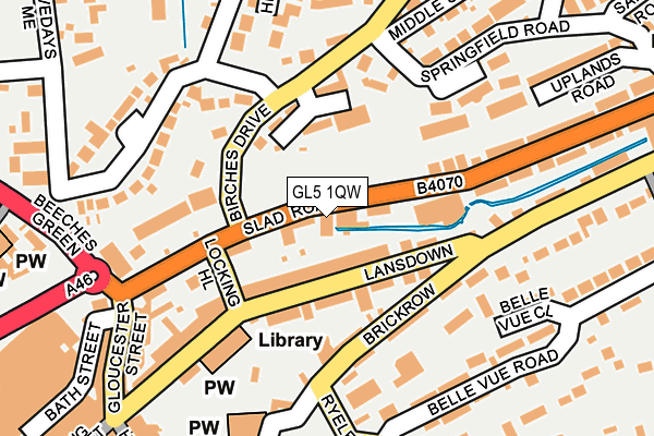 Map of CUP OF TEA PUBLISHING LIMITED at local scale