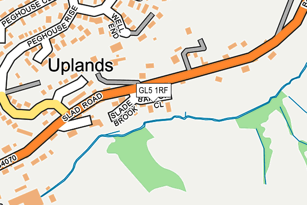 GL5 1RF map - OS OpenMap – Local (Ordnance Survey)