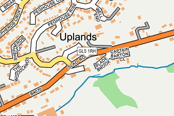 GL5 1RH map - OS OpenMap – Local (Ordnance Survey)