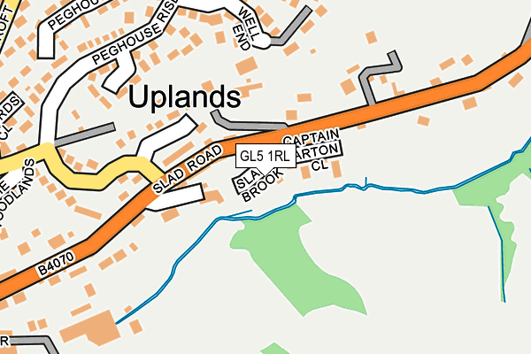 GL5 1RL map - OS OpenMap – Local (Ordnance Survey)