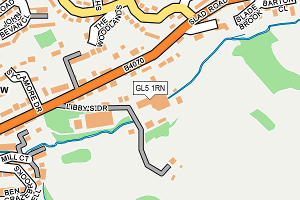 GL5 1RN map - OS OpenMap – Local (Ordnance Survey)