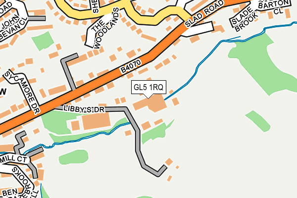GL5 1RQ map - OS OpenMap – Local (Ordnance Survey)