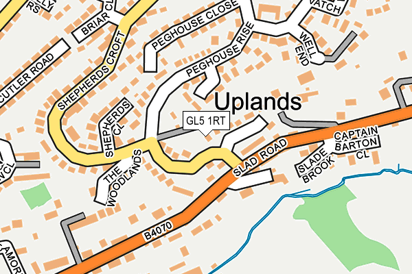 GL5 1RT map - OS OpenMap – Local (Ordnance Survey)