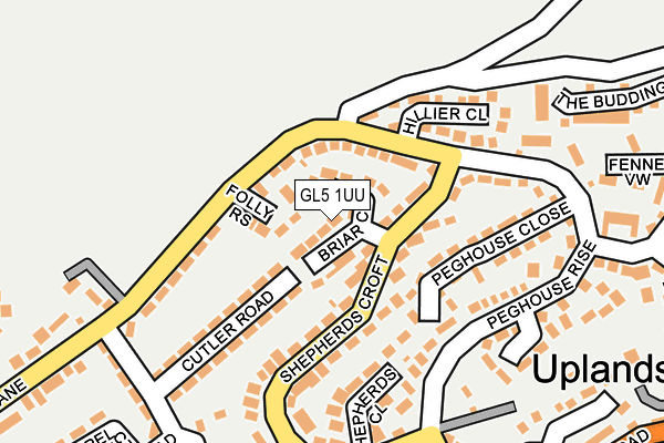 GL5 1UU map - OS OpenMap – Local (Ordnance Survey)