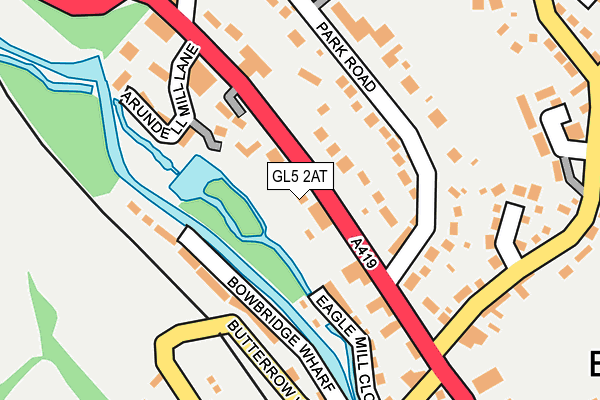 GL5 2AT map - OS OpenMap – Local (Ordnance Survey)