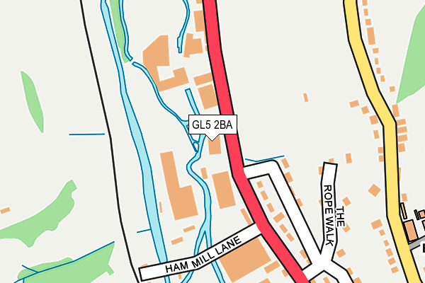 GL5 2BA map - OS OpenMap – Local (Ordnance Survey)