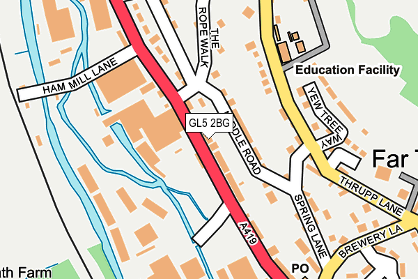 GL5 2BG map - OS OpenMap – Local (Ordnance Survey)