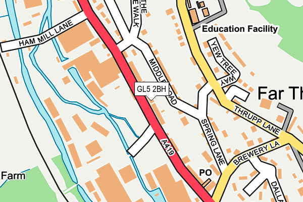 GL5 2BH map - OS OpenMap – Local (Ordnance Survey)
