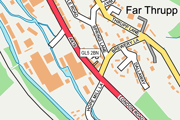 GL5 2BN map - OS OpenMap – Local (Ordnance Survey)