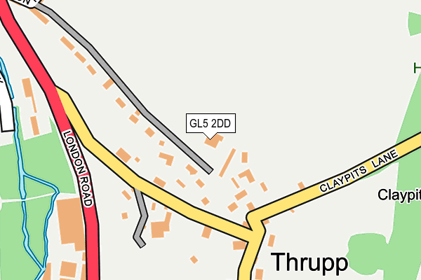 GL5 2DD map - OS OpenMap – Local (Ordnance Survey)