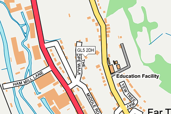GL5 2DH map - OS OpenMap – Local (Ordnance Survey)
