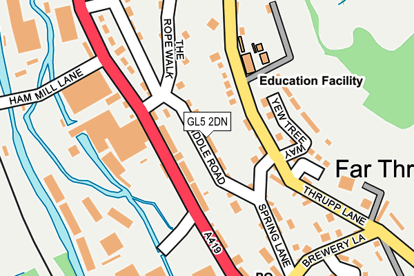 GL5 2DN map - OS OpenMap – Local (Ordnance Survey)