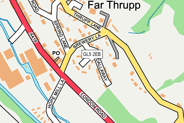 GL5 2EB map - OS OpenMap – Local (Ordnance Survey)