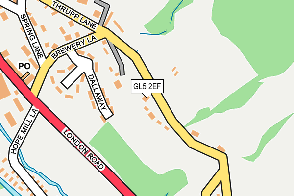 GL5 2EF map - OS OpenMap – Local (Ordnance Survey)