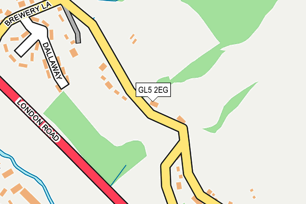 GL5 2EG map - OS OpenMap – Local (Ordnance Survey)