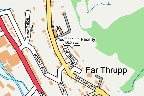 GL5 2EL map - OS OpenMap – Local (Ordnance Survey)