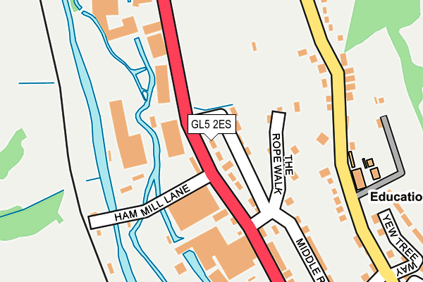 GL5 2ES map - OS OpenMap – Local (Ordnance Survey)