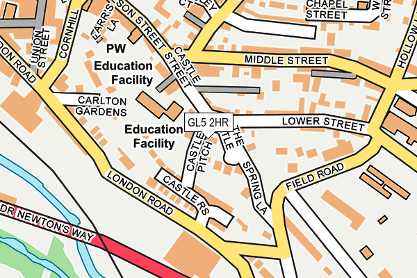 GL5 2HR map - OS OpenMap – Local (Ordnance Survey)