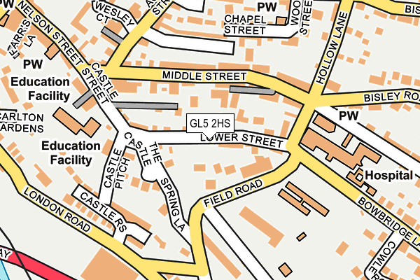 GL5 2HS map - OS OpenMap – Local (Ordnance Survey)