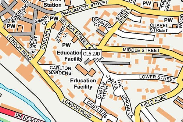 GL5 2JD map - OS OpenMap – Local (Ordnance Survey)