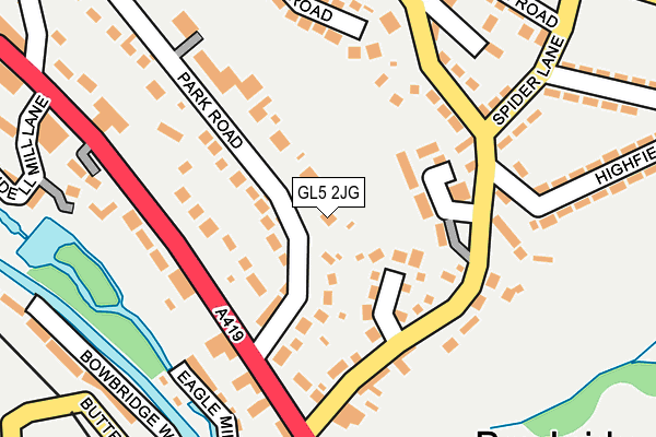 Map of EVE'S CIDER VINEGAR LTD at local scale