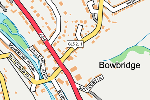 Map of JIMMY THOMPSON CREATIVE LTD at local scale