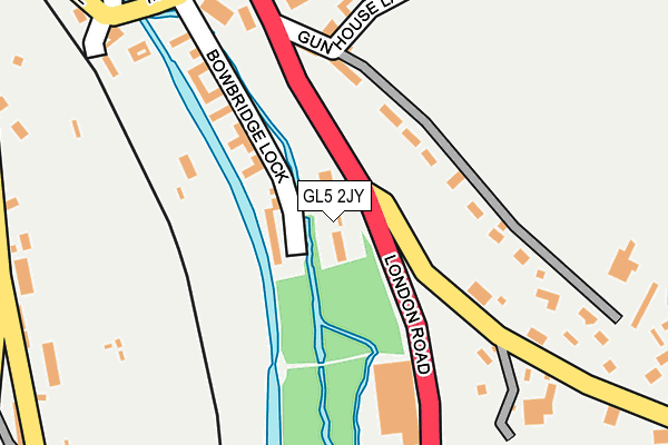 GL5 2JY map - OS OpenMap – Local (Ordnance Survey)