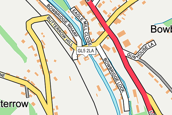GL5 2LA map - OS OpenMap – Local (Ordnance Survey)